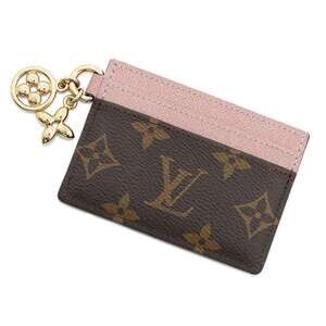 Louis Vuitton Monogram Porte Carte Wallet LV Charm